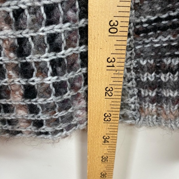 Anthropologie Cardigan XS Akemi Kin Alpaca Wool Open Front Longline Oversized - Picture 10 of 13